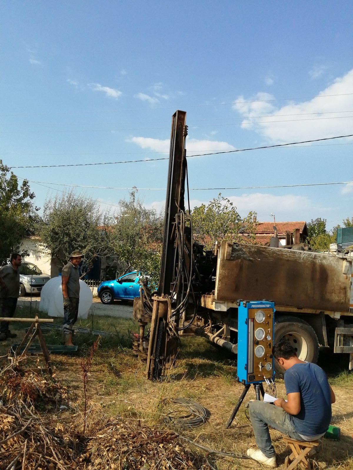 Presiyometre deneyi — saha ölçümü